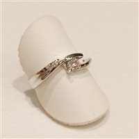 Anello Vidali Gioielli Donna in Oro bianco Zircone ANOR-13-34 - ANOR-13-34